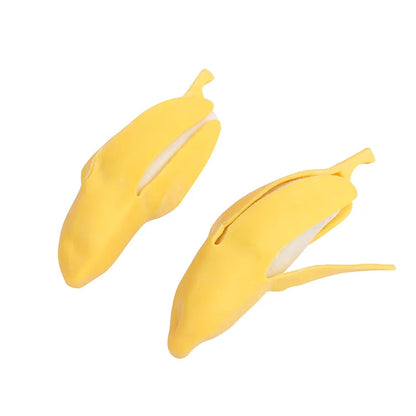 Cute Fruit Squishy Stress Toy Fidget Toy Squeeze Stress Relief Hand Toy Anti-Anxiety Banana Stretchy