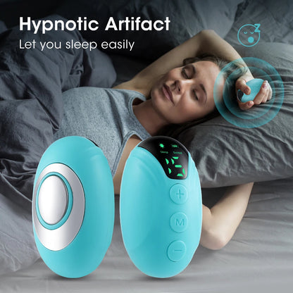 Sleep Aid Handheld Device Mini Portable Smart Sleeper Monitor EMS Pulse Stimulation Sleeping